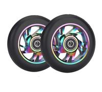 GIONAR 2 ruedas de patinete freestyle 100 mm, ruedas de repuesto para patinete y ruedas de patinete con rodamientos ABEC 9 para la mayoría de patinetes y patinetes