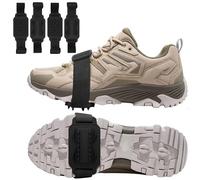GIONAR 4 clavos antideslizantes para zapatos, garras de zapatos, para nieve, hielo, suelas, senderismo, senderismo, caminatas, caminatas, invierno