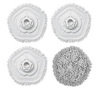 GIONAR 4 piezas de Recambio Aspiradora para Robot Aspirador Dreame W10 W10 Pro, Alta Absorción de Agua y Suciedad, Cabezal de Repuesto para Todo Tipo de Suelos, Accesorios para Robot Limpiador Dreame