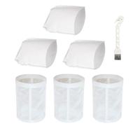 GIONAR 6 filtros y prefiltros de repuesto para aspiradora Makita CL100, CL106, CL180, DCL180, 443060-3, 451208-3, filtro de aspiradora de tela para Makita