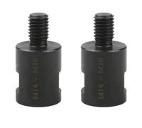 GIONAR Adaptador de rosca para amoladora angular, convertidor de ranuradora, rosca interior M10 a rosca exterior M14, adaptador para amoladora angular, pulidora, placa de horneado, taladro, disco de