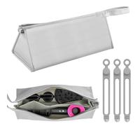 GIONAR Bolsa de viaje de piel sintética para estilizador Airwrap y secador de pelo supersónico, funda de transporte impermeable para Shark Flexstyle, organizador de herramientas para el cabello