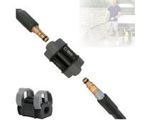 GIONAR Conector de extensión de manguera de lavado a presión, adaptador de tubo K1 K2 K3 K4 K5 K6 K7 extensión de latón conector de manguera de liberación rápida compatible con Karcher