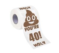 GIONAR Divertidos regalos de cumpleaños número 40, rollo de papel higiénico divertido, regalos de cumpleaños divertidos, regalo de broma de papel higiénico, regalos de 40 cumpleaños, regalos inusuales
