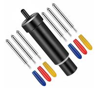 GIONAR Juego de 6 cuchillas de repuesto y carcasas de alta calidad para Cricut Maker, Maker 3, Air 3, Air 2, Air, One, Explore 3 - Hojas de corte preciso para tarjetas y vinilo - Negro
