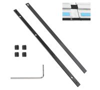 GIONAR Kit de conectores de riel guía para Makita P-45777 SP6000, compatible con sierras de orugas Festool, Bosch, DeWALT, conector de barra de unión de riel guía para cortes largos