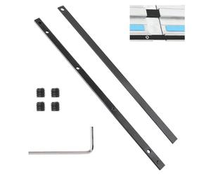 GIONAR Kit de conectores de riel guía para Makita P-45777 SP6000, compatible con sierras de orugas Festool, Bosch, DeWALT, conector de barra de unión de riel guía para cortes largos