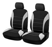 GIOPSQ 2PCS Fundas de Asiento de Coche Delanteras, Par de Asientos Frontales con Fundas de Reposacabezas, Instalación Fácil, Protectores Transpirables y Cómodos, Ajuste Universal para Coches y Camione