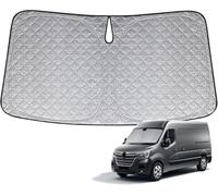 GIOPSQ Parasol de repuesto para parabrisas Renault Master 2020-2026 parasol coche protección parabrisas cobertura máxima bloqueo UV y calor parasol plegable reflectante frw/A/A