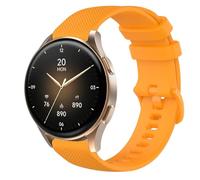 GIOPUEY 18mm Correas Compatible con Hama Smartwatch 8900 1,32, Suave Silicona La Correa [Resistente al Desgaste] [Transpirable] Pulsera - Yellow