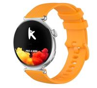 GIOPUEY 18mm Correas Compatible con Knauermann Pro 4 Mini 41mm/Pro 3 Mini/Neo 2 Rund/Lady 3/Pro 2 FE, Suave Silicona La Correa [Resistente al Desgaste] [Transpirable] Pulsera - Yellow