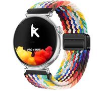 GIOPUEY 18mm Correas Magnética Compatible con Knauermann Pro 4 Mini 41mm/Pro 3 Mini/Neo 2 Rund/Lady 3/Pro 2 FE, Correa Tejida de Nailon Suave [Unisexo] [Transpirable] - Colourful-B