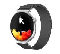 GIOPUEY 18mm Correas Magnética Compatible con Knauermann Pro 4 Mini 41mm/Pro 3 Mini/Neo 2 Rund/Lady 3/Pro 2 FE, Pulsera Trenzada de Acero Inoxidable [magnético] Pulsera - Black