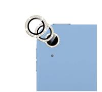 GIOPUEY 2 Pack Protector de Lente de Cámara Compatible con iPad A16 2025/iPad 10 2022, [Protección Integral][Doble Protección] Metal + Vidrio Templado - Diamond Bling Gold