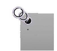 GIOPUEY 2 Pack Protector de Lente de Cámara Compatible con iPad Air M2 11 inch/13 Inch 2024, [Protección Integral][Doble Protección] Metal + Vidrio Templado - Diamond Bling Purple