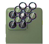 GIOPUEY 2 Pack Protector de Lente de Cámara Compatible con Motorola Edge 70 Ultra, [Protección Integral][Doble Protección] Metal + Vidrio Templado, Protector de Cámara - Colorful