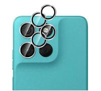 GIOPUEY 2 Pack Protector de Lente de Cámara Compatible con Motorola Moto G57 Power, [Protección Integral][Doble Protección] Metal + Vidrio Templado, Protector de Cámara - Silver