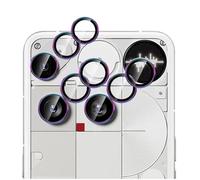 GIOPUEY 2 Pack Protector de Lente de Cámara Compatible con Nothing Phone (3)/Nothing Phone 3, [Protección Integral][Doble Protección] Metal + Vidrio Templado, Protector de Cámara - Colorful