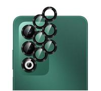 GIOPUEY 2 Pack Protector de Lente de Cámara Compatible con OPPO A5/A5 5G/A5m, [Protección Integral][Doble Protección] Metal + Vidrio Templado, Protector de Cámara - Black
