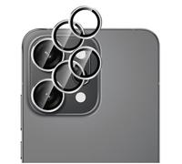 GIOPUEY 2 Pack Protector de Lente de Cámara Compatible con OPPO Reno 14 Pro, [Protección Integral][Doble Protección] Metal + Vidrio Templado, Protector de Cámara - Silver