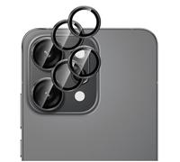 GIOPUEY 2 Pack Protector de Lente de Cámara Compatible con OPPO Reno 14, [Protección Integral][Doble Protección] Metal + Vidrio Templado, Protector de Cámara - Black
