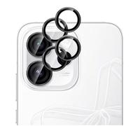 GIOPUEY 2 Pack Protector de Lente de Cámara Compatible con OPPO Reno 15 Pro, [Protección Integral][Doble Protección] Metal + Vidrio Templado, Protector de Cámara - Black