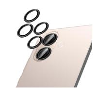 GIOPUEY 2 Pack Protector de Lente de Cámara Compatible con Vivo V70 Lite 5G, [Protección Integral][Doble Protección] Metal + Vidrio Templado, Protector de Cámara - Black