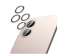GIOPUEY 2 Pack Protector de Lente de Cámara Compatible con Vivo V70 Lite 5G, [Protección Integral][Doble Protección] Metal + Vidrio Templado, Protector de Cámara - Silver