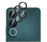 GIOPUEY 2 Pack Protector de Lente de Cámara Compatible con Vivo Y31 5G/Vivo Y21d, [Protección Integral][Doble Protección] Metal + Vidrio Templado, Protector de Cámara - Black
