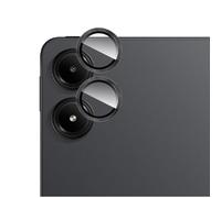 GIOPUEY 2 Pack Protector de Lente de Cámara Compatible con Xiaomi Redmi Pad 2 Pro 12.1 2025, [Protección Integral][Doble Protección] Metal + Vidrio Templado, Protector de Cámara - Black