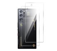 GIOPUEY[2 Piezas Protector Trasero Compatible con Nubia Red Magic 9S Pro/9 Pro, Protector de Pantalla Trasera, Vidrio Templado, Alta Transparencia - Transparent