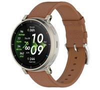 GIOPUEY 20mm Correas Compatible con Amazfit Active/Active2/Active3 Premium/Cheetah/Cheetah 2 Pro/T-Rex 3 Pro 44mm, Piel Genuina La Correa [Resistente al Desgaste] [Transpirable] Pulsera - Light Brown