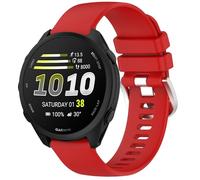 GIOPUEY 20mm Correas Compatible con Garmin Forerunner 70/170/170 Music, Suave Silicona La Correa [Resistente al Desgaste] [Transpirable] Pulsera - Red