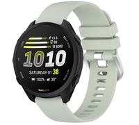 GIOPUEY 20mm Correas Compatible con Garmin Forerunner 70/170/170 Music, Suave Silicona La Correa [Resistente al Desgaste] [Transpirable] Pulsera - Matcha Green