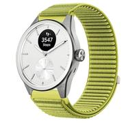 GIOPUEY 20mm Correas Compatible con Withings ScanWatch 2 42mm/Nova 42mm, Nylon Transpirable Sport Correa Loop Deportiva de Nylon Trenzado Strap Band - Green