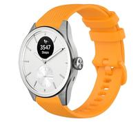 GIOPUEY 20mm Correas Compatible con Withings ScanWatch 2 42mm/Nova 42mm, Suave Silicona La Correa [Resistente al Desgaste] [Transpirable] Pulsera - Yellow