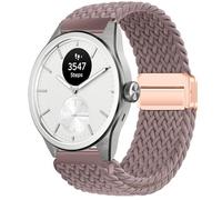 GIOPUEY 20mm Correas Magnética Compatible con Withings ScanWatch 2 42mm/Nova 42mm, Correa Tejida de Nailon Suave [Unisexo] [Transpirable] - Purple