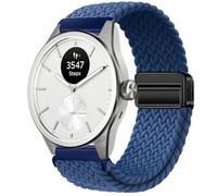 GIOPUEY 20mm Correas Magnética Compatible con Withings ScanWatch 2 42mm/Nova 42mm, Correa Tejida de Nailon Suave [Unisexo] [Transpirable] - Blue