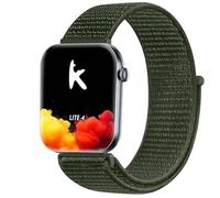 GIOPUEY 20mm Nylon Correas Compatible con Knauermann Lite 4/Knauermann Neo 2 Band, Transpirable Sport Correa Loop Deportiva de Nylon Trenzado, Mujer Hombres - Green