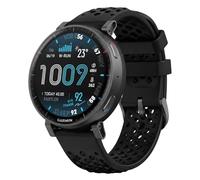 GIOPUEY 22mm Correas Compatible con Amazfit Active Max/Balance 2/Bip6/Bip5/Cheetah, Suave silicona La Correa [Resistente al Desgaste] [Transpirable] Pulsera - Black