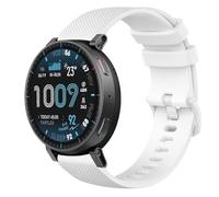 GIOPUEY 22mm Correas Compatible con Amazfit Active MAX, Suave Silicona La Correa [Resistente al Desgaste] [Transpirable] Pulsera - White