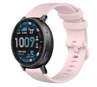 GIOPUEY 22mm Correas Compatible con Amazfit Active MAX, Suave Silicona La Correa [Resistente al Desgaste] [Transpirable] Pulsera - Pink