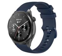GIOPUEY 22mm Correas Compatible con Hama Smartwatch 9000/7010/6910/5000, Suave Silicona La Correa [Resistente al Desgaste] [Transpirable] Pulsera - Dark Blue