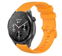 GIOPUEY 22mm Correas Compatible con Hama Smartwatch 9000/7010/6910/5000, Suave Silicona La Correa [Resistente al Desgaste] [Transpirable] Pulsera - Yellow