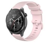 GIOPUEY 22mm Correas Compatible con Hama Smartwatch 9000/7010/6910/5000, Suave Silicona La Correa [Resistente al Desgaste] [Transpirable] Pulsera - Pink