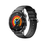 GIOPUEY 22mm Correas Compatible con Honor Watch 5 Ultra/4 Pro/GS 3/GS4/GS Pro/Magic 2 Pro 46mm, Piel Genuina La Correa [Resistente al Desgaste] [Transpirable] Pulsera - Black