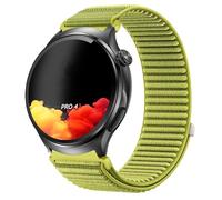 GIOPUEY 22mm Correas Compatible con Knauermann Pro4 RUND/Pro3 RUND/Pro3FE/Plus, Nylon Transpirable Sport Correa Loop Deportiva de Nylon Trenzado Strap Band - Green