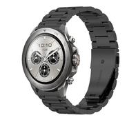 GIOPUEY 22mm Correas Compatible con Mibro Watch GS Active/Active2/GS Pro/Pro 2/Lite 3 Pro/GT, Acero Inoxidable La Correa [Resistente al Desgaste] Pulsera - Black