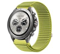 GIOPUEY 22mm Correas Compatible con Mibro Watch GS Explorer/Explorer S, Nylon Transpirable Sport Correa Loop Deportiva de Nylon Trenzado Strap Band - Green