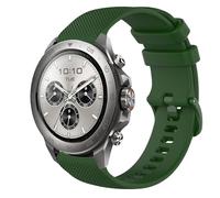 GIOPUEY 22mm Correas Compatible con Mibro Watch GS Explorer/Explorer S, Suave Silicona La Correa [Resistente al Desgaste] [Transpirable] Pulsera - Dark Green